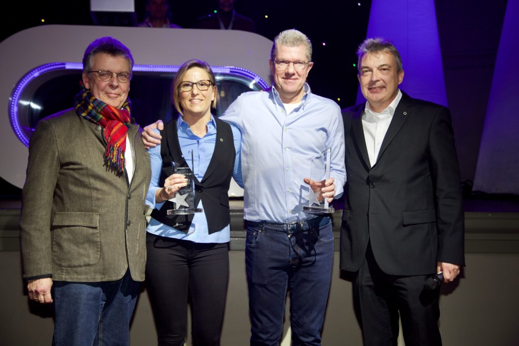 Deutsche Hospitality names General Manager of the Year -  (from left to right) Joachim Marusczyk, Aylin Nöske, Erwin Bruyn, Jürgen von Massow - Photo: Deutsche Hospitality