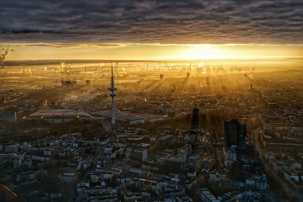 Hamburg - Luftaufnahme: Polizei Hamburg