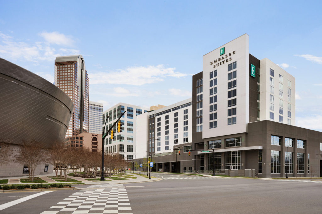 In addition to celebrating the 800th All Suites property earlier this year, Embassy Suites, Homewood Suites and Home2 Suites are also all nearing individual brand milestones. Credit: Embassy Suites by Hilton