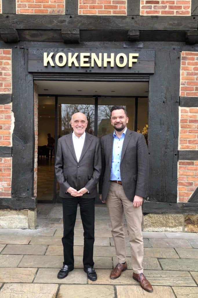 Andreas Möcker (rechts) mit Martin Kind (Foto: Kokenhof)