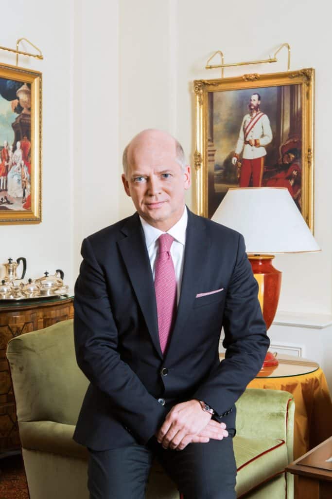 Christian Hofer, Eigentümer der Kaiserhof Hotels in Wien und Kitzbühel