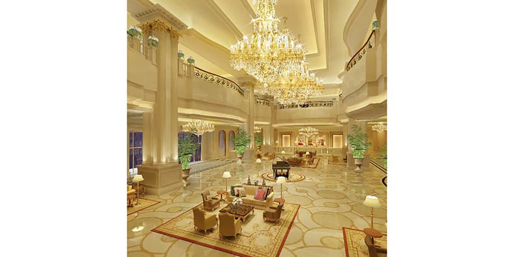 Lobby of Delta Hotels by Marriott Shanghai Baoshan